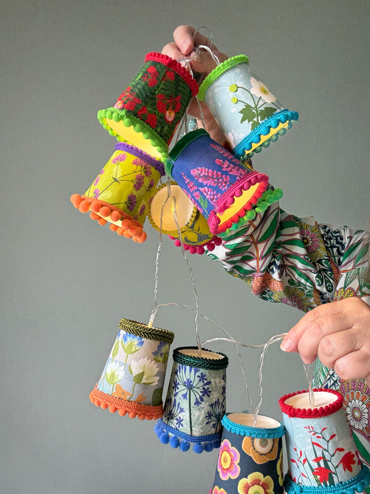 Make your Own Mini Lampshades Garland Kit - Pre Order
