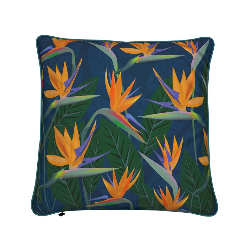 Bird of Paradise Flower Cushion