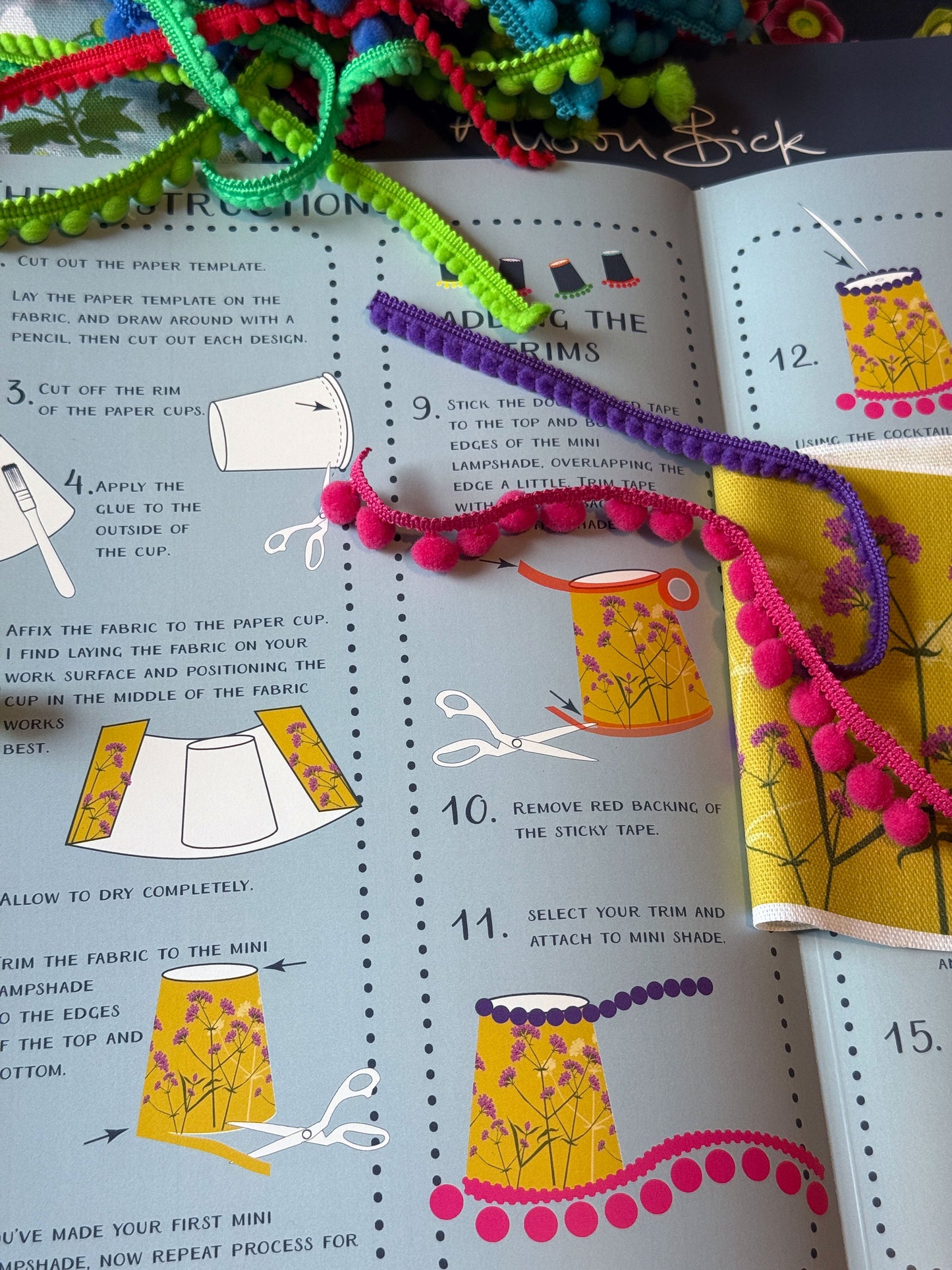 Make your Own Mini Lampshades Garland Kit - Pre Order