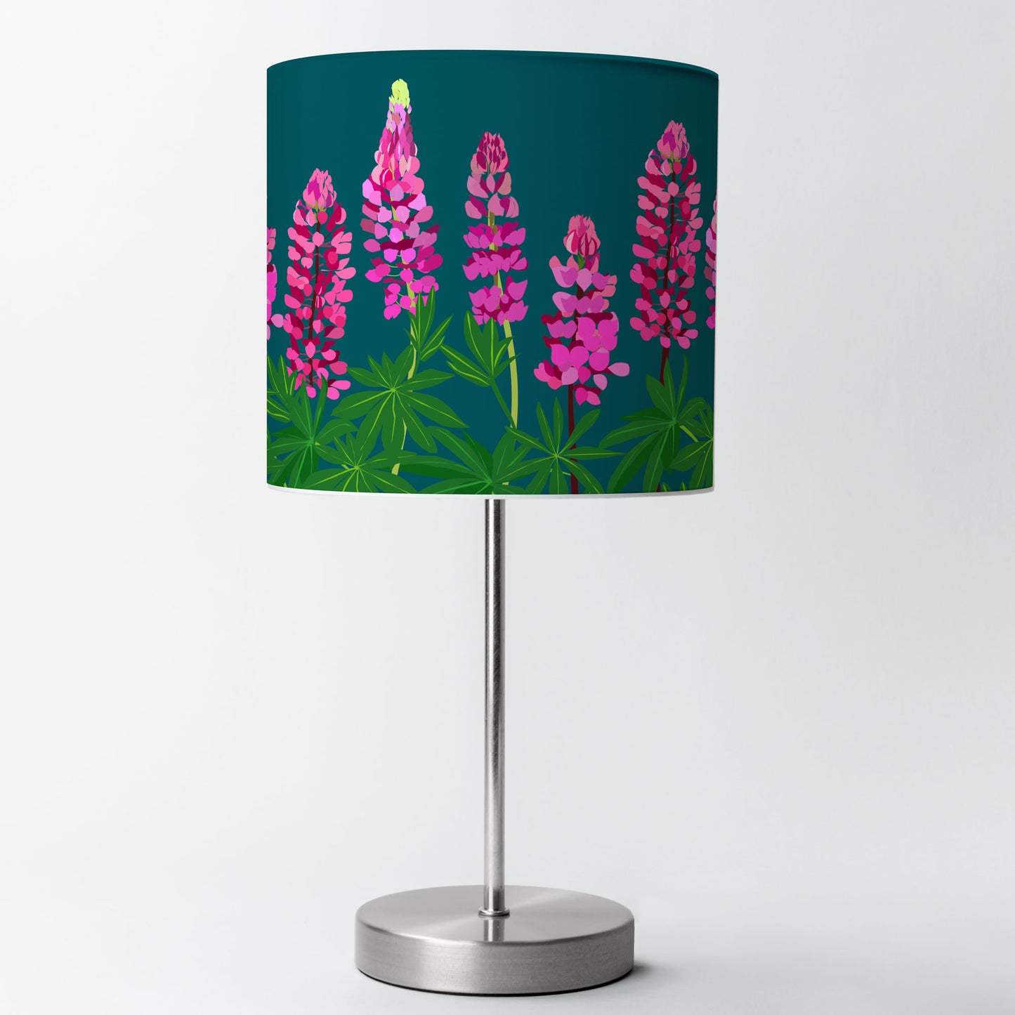 Lupin Teal Lampshade