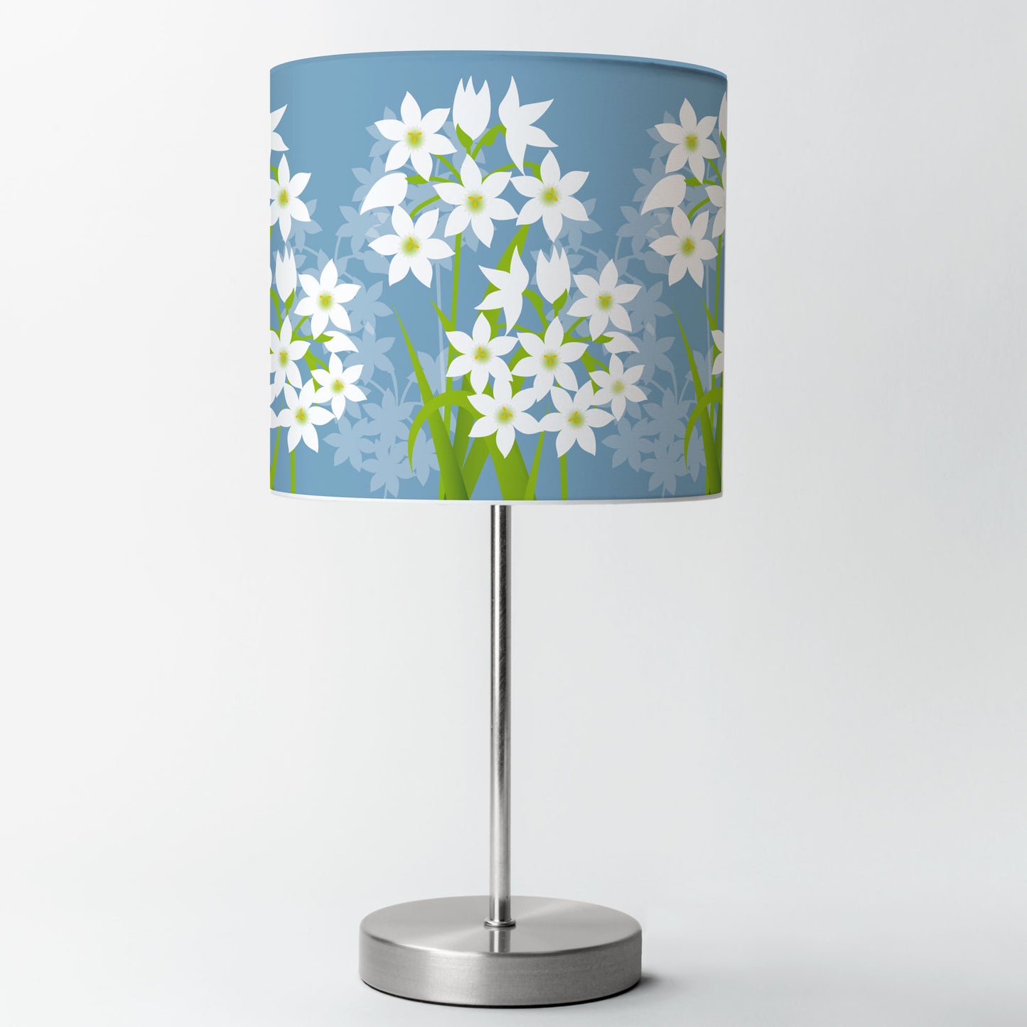 Paperwhite Narcissus floral lampshade