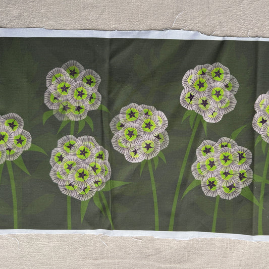 Scabiosa Stellata Ping Pong Fabric panel
