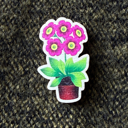 Auricula Pin Brooch
