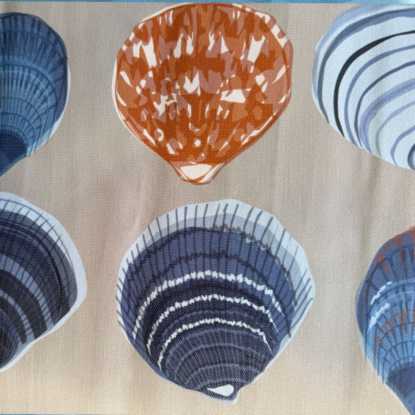 Shells Sand Fabric panel