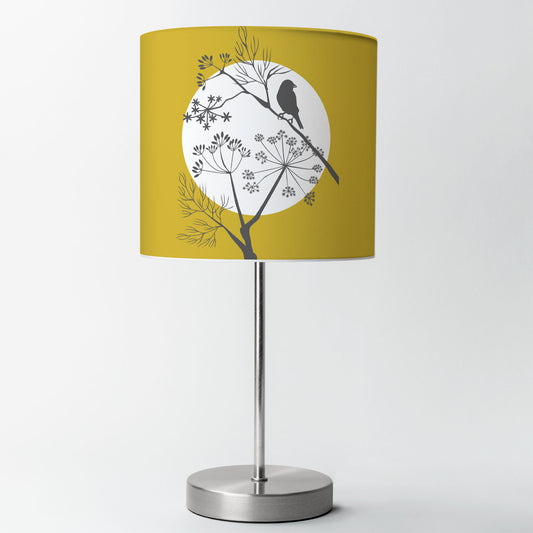 Fennel and Sparrow Mustard Lampshade