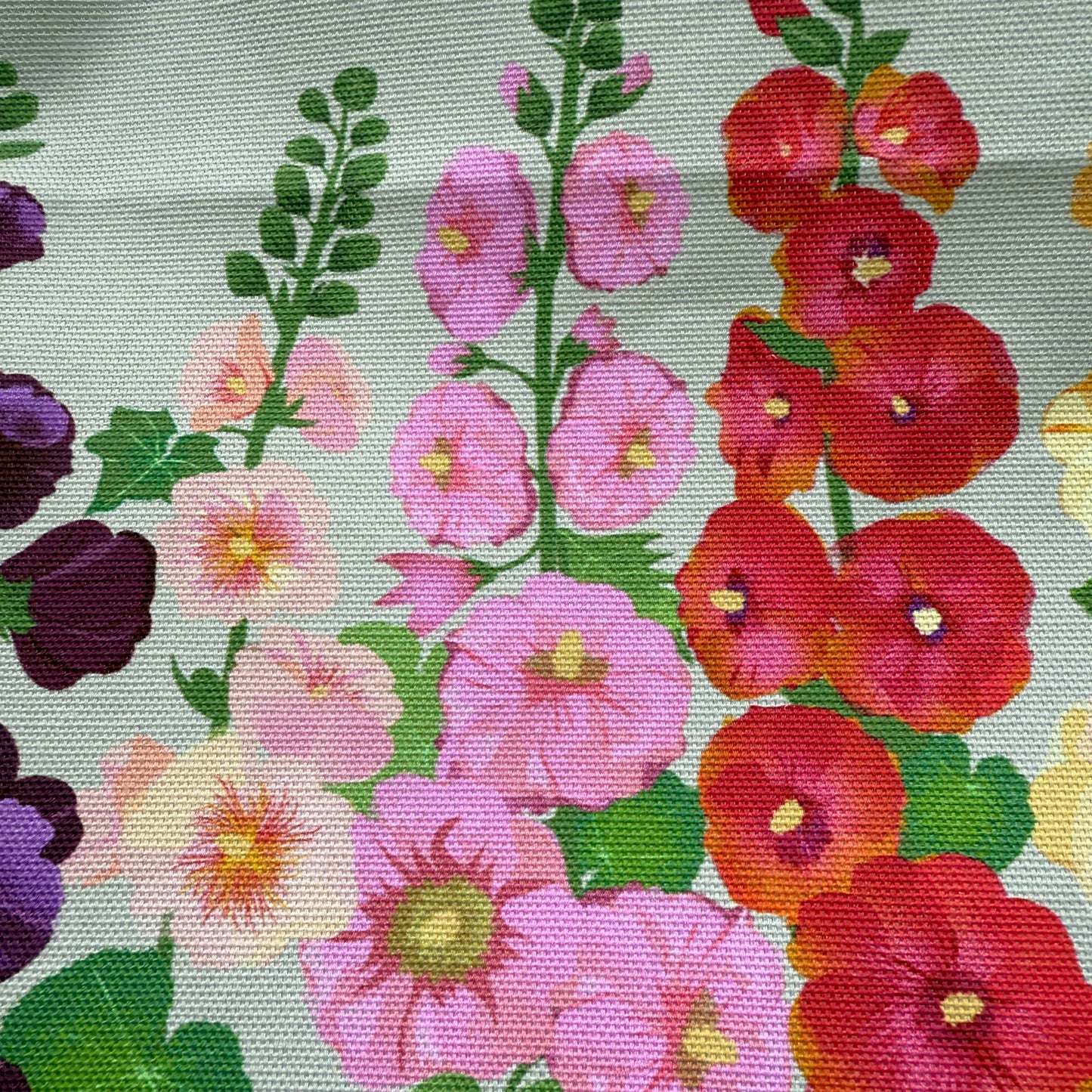 Hollyhocks Lampshade