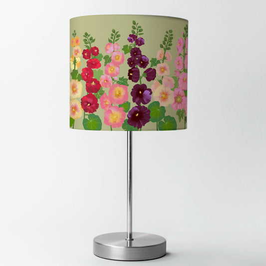 Hollyhocks Lampshade