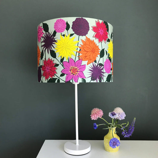 Dahlia lampshade