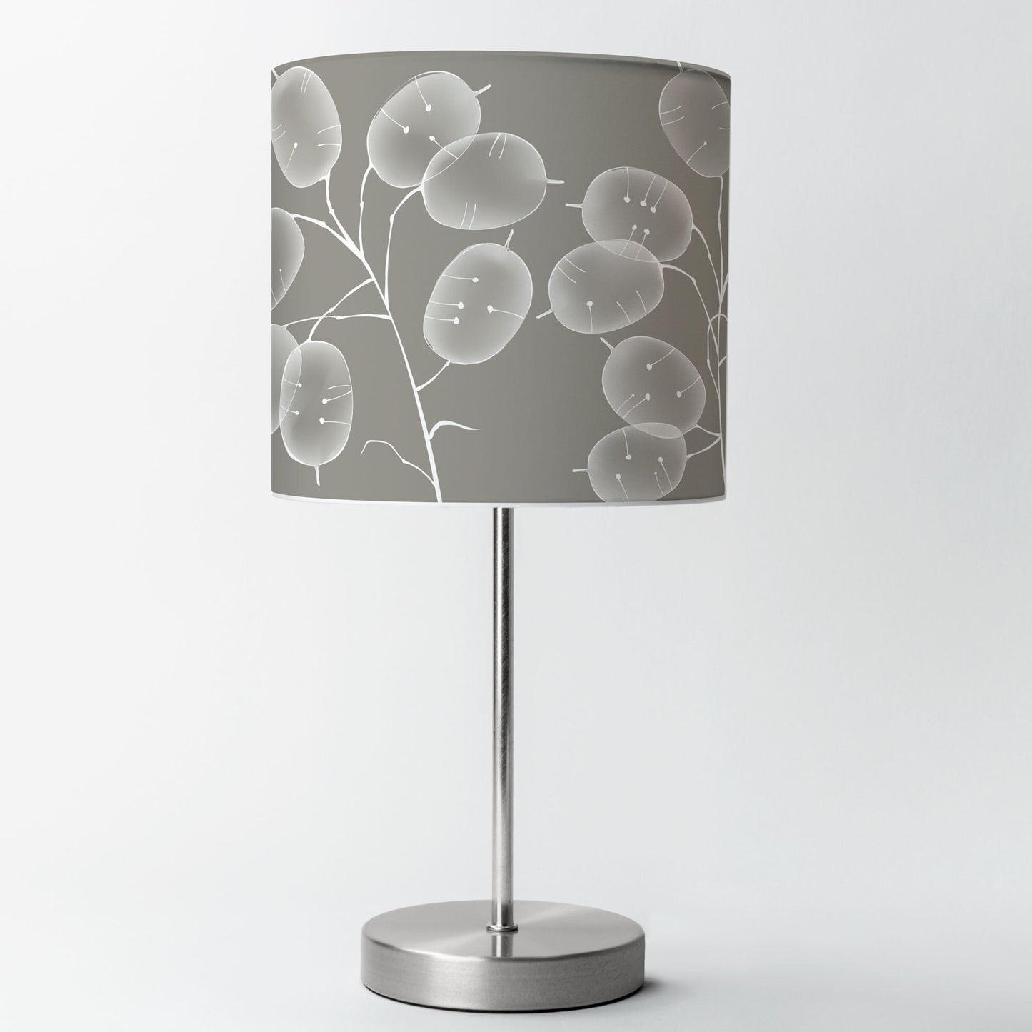 Honesty Seedhead Lampshade - Stone colourway